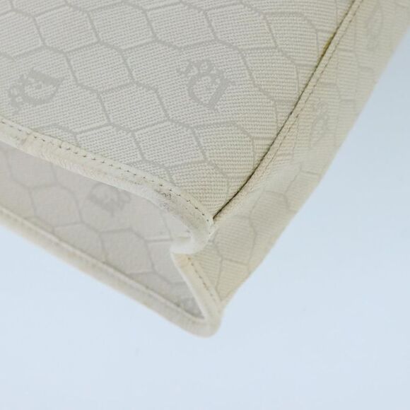 Dior Honeycomb White Canvas Shoulder Bag (Pre-Owned) - Picture 10 of 16